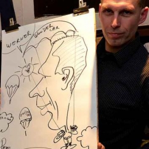 Caricature Wonder Car et Riankar-6559