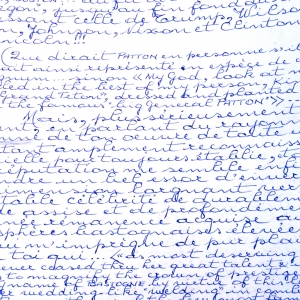 extrait de la lettre d'André Meurisse concernant Patton
