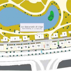 Les Epicuriales de LIEGE - plan 2013