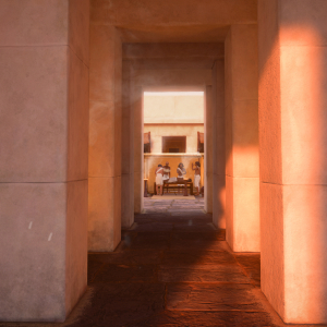 Valley Temple Entry. Horizon of Khufu © Excurio