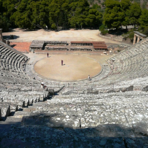 Théâtre d'Epidaure Asklipion ( photo : F. Detry ) Théâtre d'Epidaure Asklipion ( photo : F. Detry )