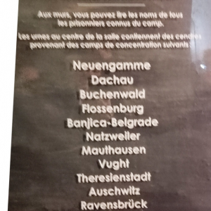 Le Fort de Breendonk ( photo: F. Detry ) - La salle des urnes Le Fort de Breendonk ( photo: F. Detry ) - La salle des urnes