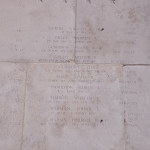Le cimetière américain d' Henri-Chapelle ( photo Detry )
