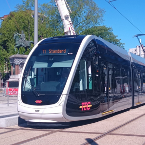 Le tram à Liège en 2025