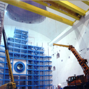 Le CERN ( frontière franco - suisse / photo : F. Detry )