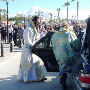 Arrivée des autorités religieuses ( photo : Detry François )