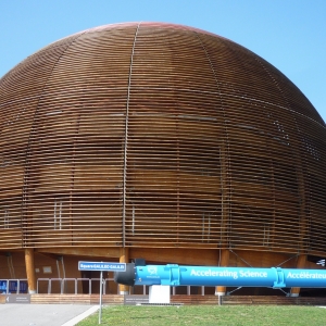 Construction du CERN près de Genève