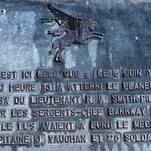 Le pont Pégasus à Bénouville ( Photo F. Detry )