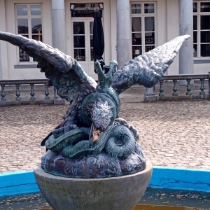 6. L'aigle de l'Harmonie  ( photo F. Detry )