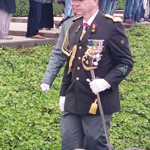 Cérémonie du 28-05-2025 au cimetière américain d' Henri-Chapelle : le représentant du Roi
