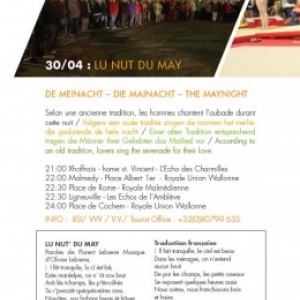 Soiree du 30 avril  a 22.30 h sur la place de Rome