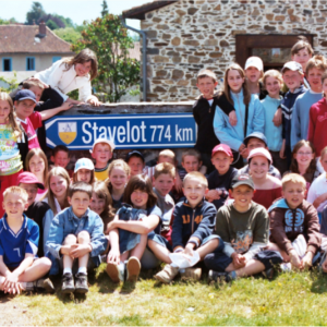 Des enfants stavelotains à Soligna Des enfants stavelotains à Soligna