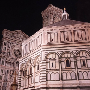 Le baptistère, le campanile et le Duomo (photo F. Detry ) Le baptistère, le campanile et le Duomo (photo F. Detry )