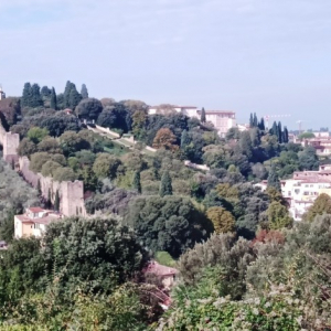 Des vestiges des remparts de Florence (photo F. Detry ) Des vestiges des remparts de Florence (photo F. Detry )