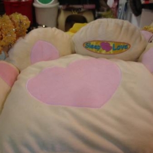 coussin tres doux "Petit coeur"