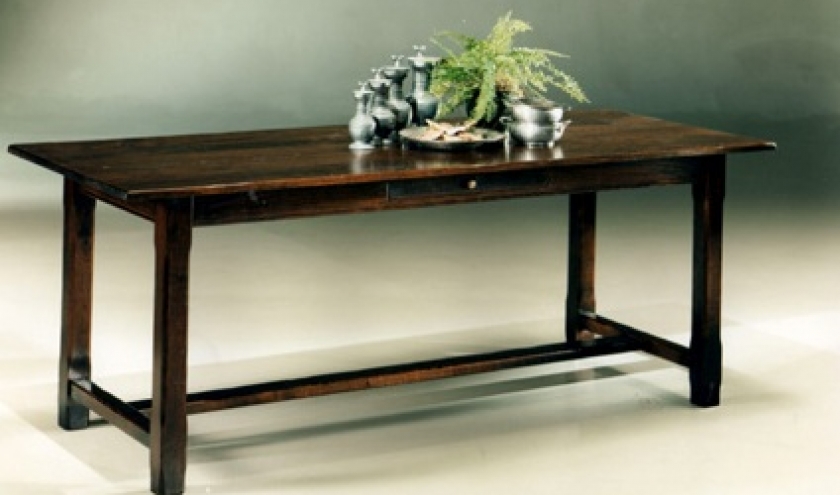 Table fermette - 2m/85cm - Possibilite de dimensions differentes - 1 ou 2 allonges