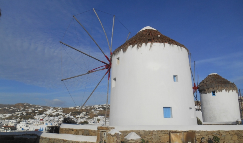 Les célèbres moulins de Mykonos