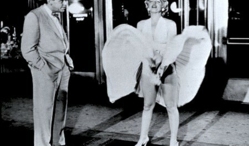 Marylin dans le métro. Photo publique.