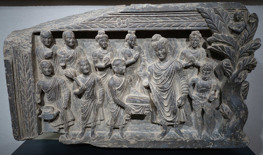 Premier sermon du Bouddha, région antique de Gandhara © « Spectandum » © Ph. : F. Sebo