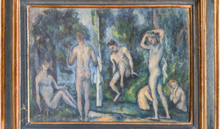 "Les Baigneurs"/1890 (Paul Cézanne) © Collection particulière © Photo : Gérald Micheels