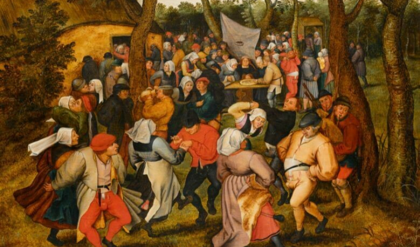 « Danse de la Mariée » (Pieter Bruegel le Jeune/1610) © « MRBAB »/Bruxelles
