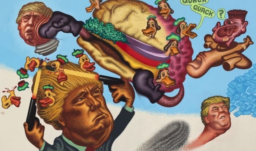 « Quack, Quack Trump » (2017) (c) Peter Saul/« Artist’s Rights Society », New York