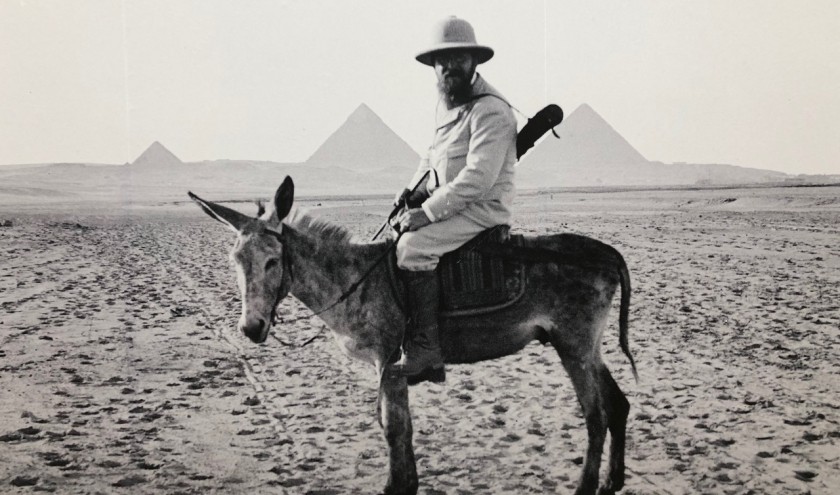 Jean Capart en expédition au plateau de Gizeh © "MRAH"