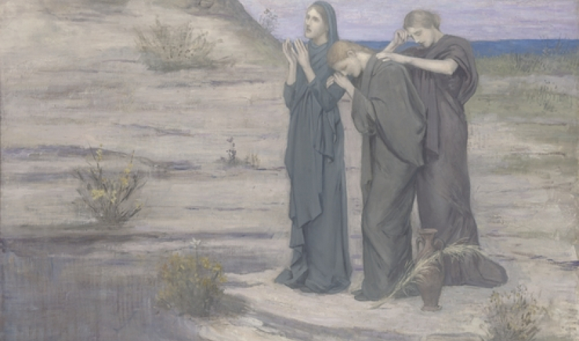 « Les Saintes Femmes au Tombeau » (Alix d’Anethan/av. 1911 ) © « MRBAB »/Bruxelles