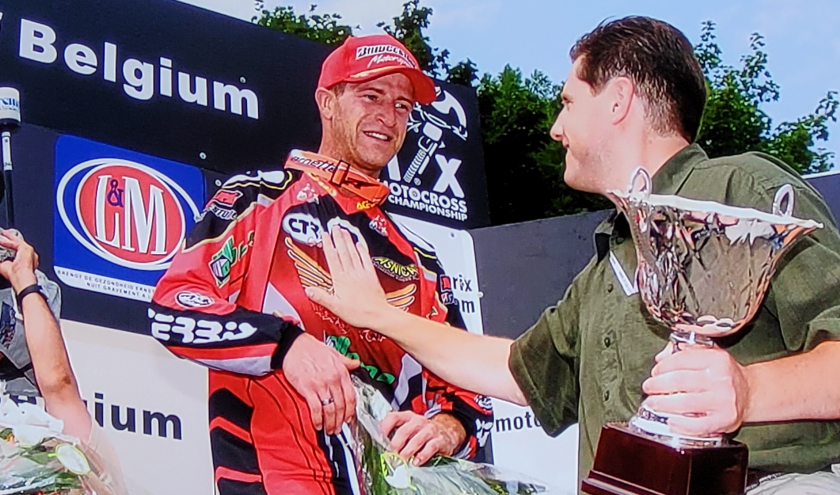 Podium d'un Motocross de la Citadelle © "Namur Legend" © Photo Expo : Murielle Lecocq