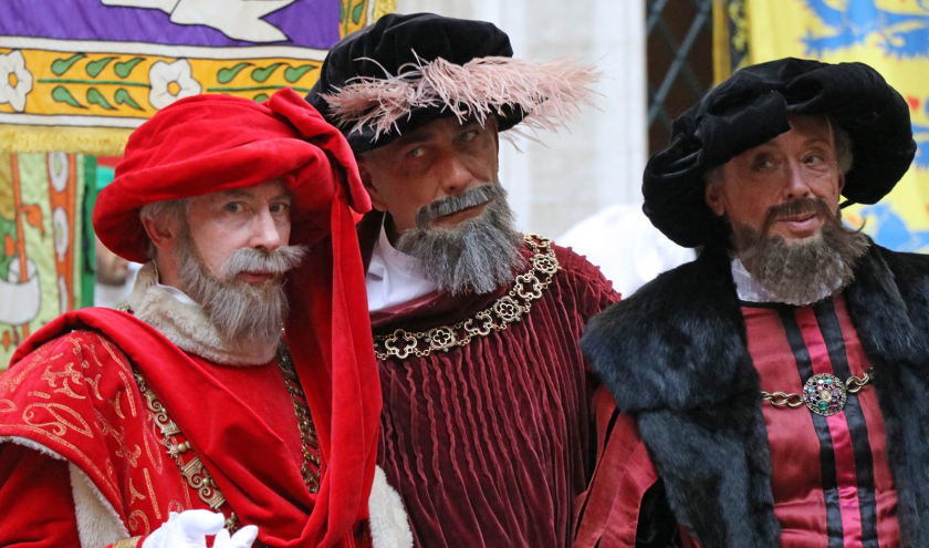 Trois Nobles du XVè siècle représentés au XXIè siècle © « La Terre est un Jardin »