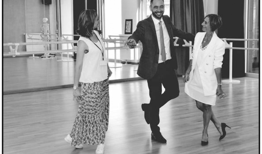 "Et bien dansons maintenant", avec un pas trois de Maxime Prévot, bourgmestre de Namur © André Dubuisson