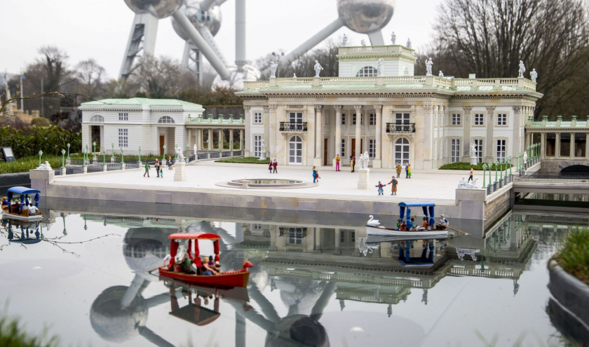 Le Palais Lazienki, à "Mini-Europe" © Photo : "RTBF"