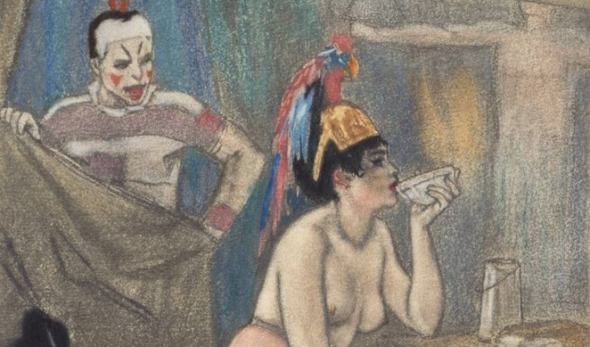 "L'Entracte de Mineve"on"/1878-1881 (détail/Félicien Rops) © Fédération Wallonie-Bruxelles