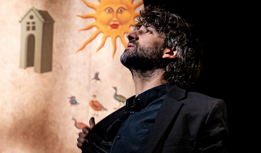 David Murgia, dans "Rumba" ( © Photo : "Théâtre national Wallonie-Bruxelles"