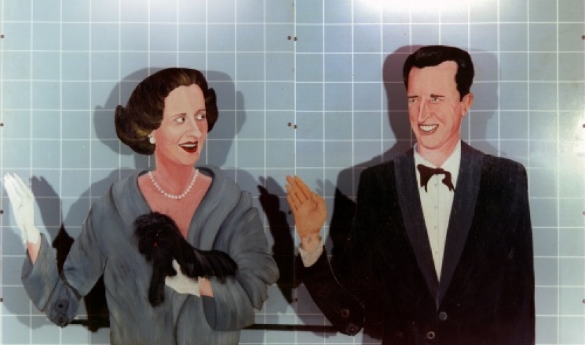 Drinkend Hert bij Avondscherming - Le chevreuil buvant au crepuscule, Le couple royal, 1977-78. 