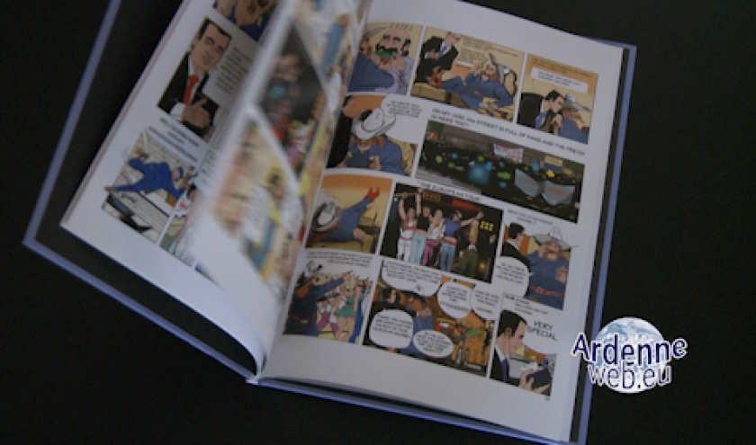 BD "A place to fall in love" par Christian Jacot pour l'hotel "Le Chatelain" de Bruxelles