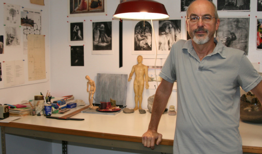 Bill Viola in studio - 2010 © Bill Viola Studio