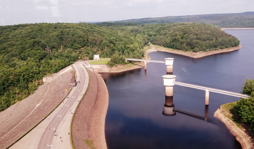 Le barrage de la Gileppe ce 09-06-2025