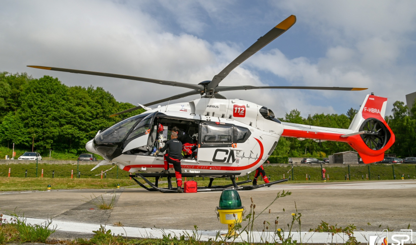 L'hélicoptère du CMH