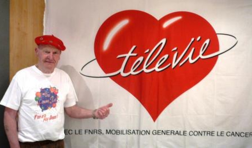 Francis RION, ancien arbitre international, et responsable des " Televie" malmediens Francis RION, ancien arbitre international, et responsable des " Televie" malmediens
