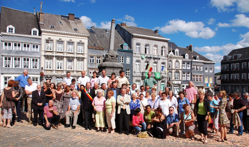 Le groupe à Stavelot Le groupe à Stavelot