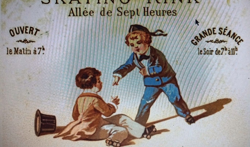 Carte publicitaire « Skating Rink »