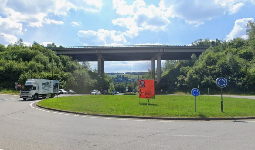 Les piles du pont, qui surplombe la nationale 62, seront aussi réparées. ©Google Street View Les piles du pont, qui surplombe la nationale 62, seront aussi réparées. ©Google Street View