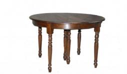 table ronde en chene massif 