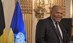 Bertin Mampaka Mankamba, président du Parlement bruxellois © Photo : Fabien Sebo