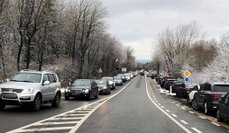 Affluence à la Baraque Michel  ( Photo RTL )
